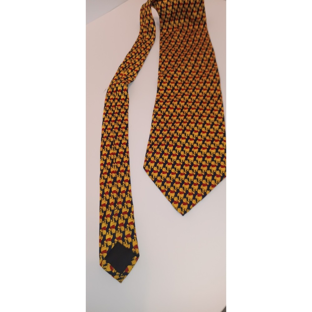 Lot of 2 Vintage Silk Novelty Neck Ties Mickey Mouse Winnie The Pooh Kidcore - Picture 9 of 16